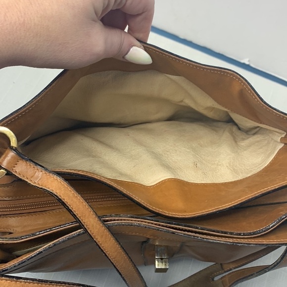 Mark Cross leather tri compact hobo bag - Picture 8 of 11